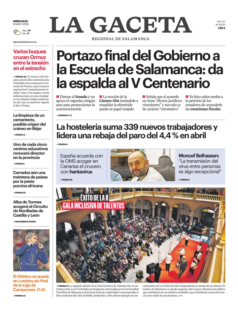 La Gaceta de Salamanca — 06/05