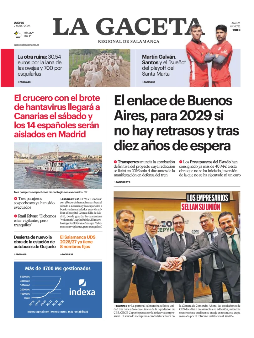 La Gaceta de Salamanca — 07/05
