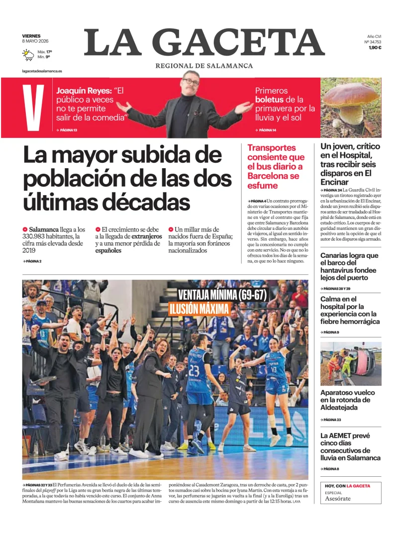 La Gaceta de Salamanca — 08/05