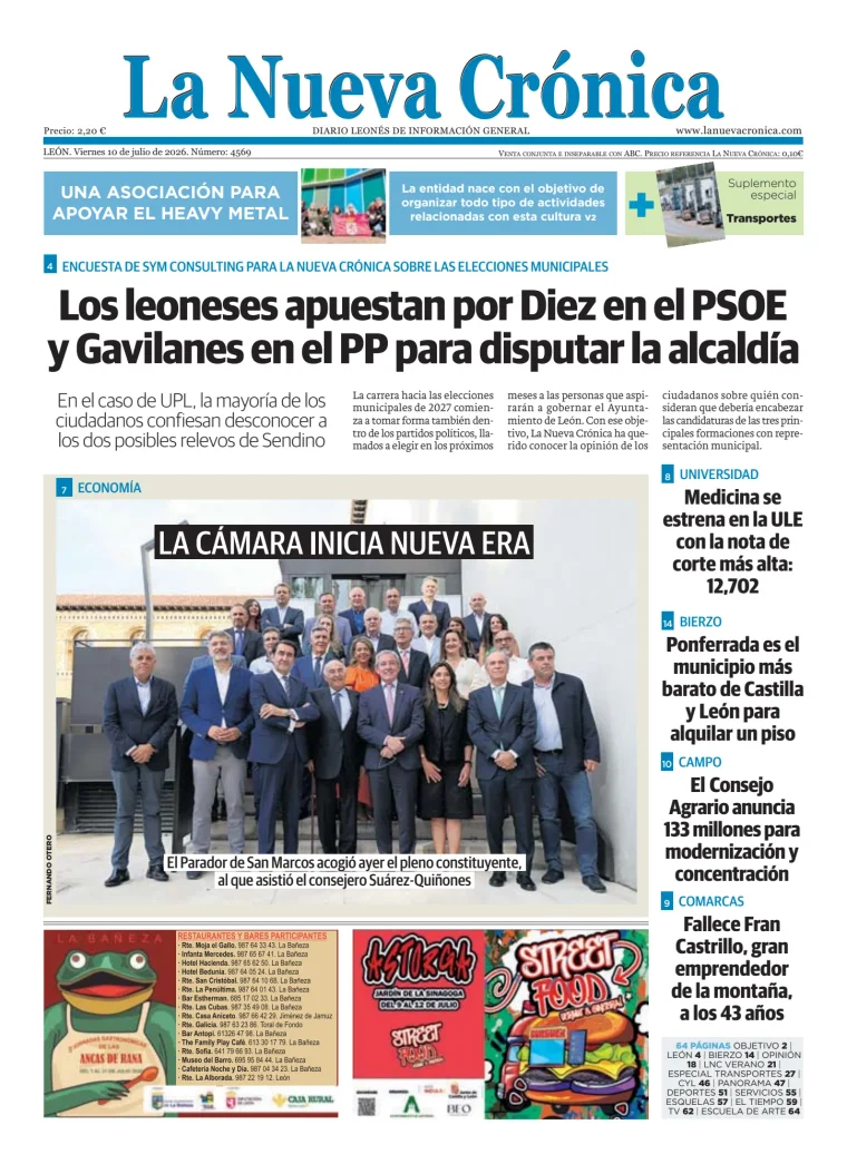 Portada de La Nueva Crónica