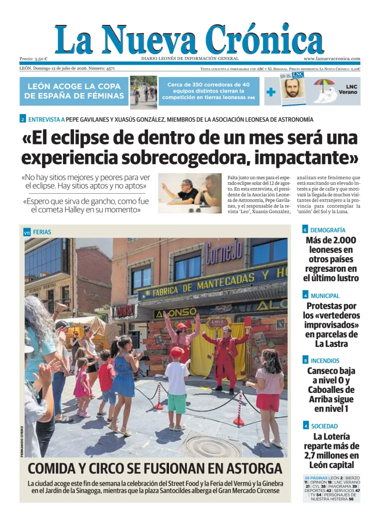 Portada de La Nueva Crónica