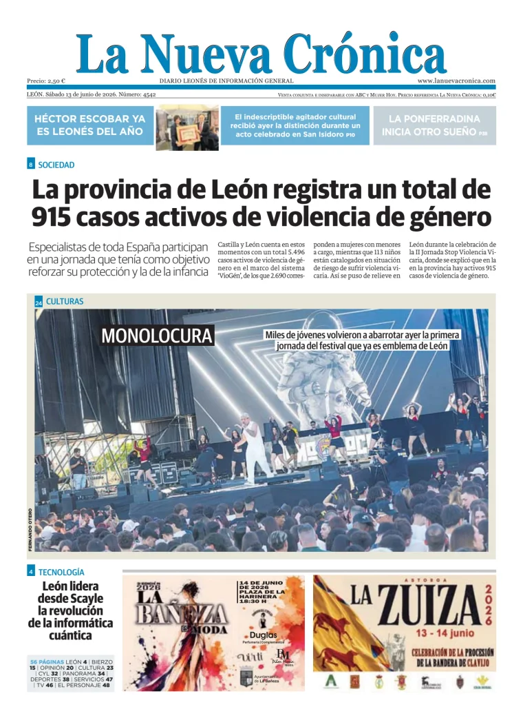 Portada de La Nueva Crónica