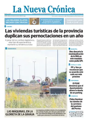 Portada de La Nueva Crónica, 2 de junio de 2026