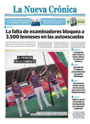 Portada de La Nueva Crónica, 23 de julio de 2026