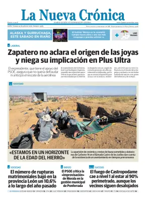 Portada de La Nueva Crónica, 24 de julio de 2026