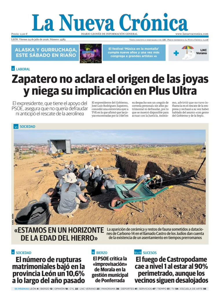 Portada de La Nueva Crónica