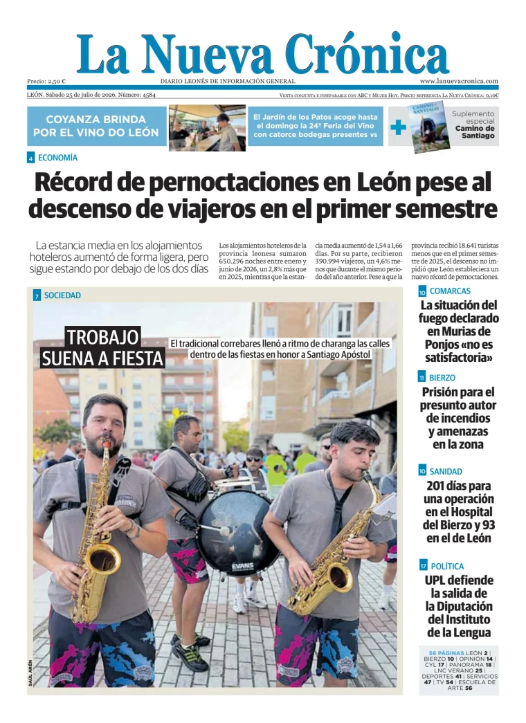 Portada de La Nueva Crónica