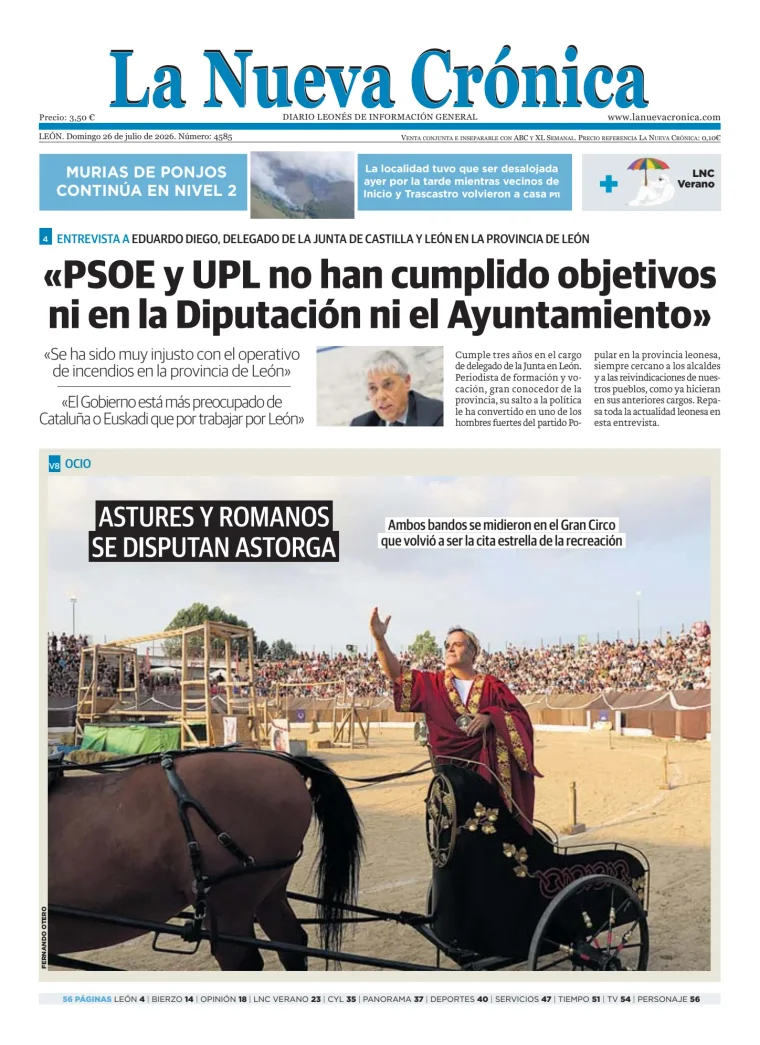 Portada de La Nueva Crónica