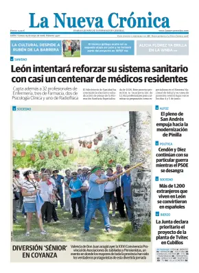 Portada de La Nueva Crónica, 29 de mayo de 2026