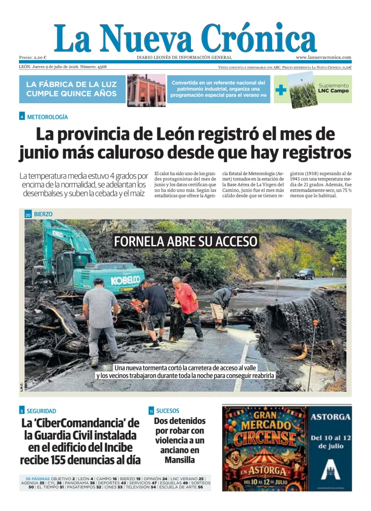 Portada de La Nueva Crónica