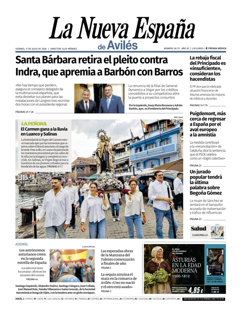 La Nueva España (Avilés) — 17/07