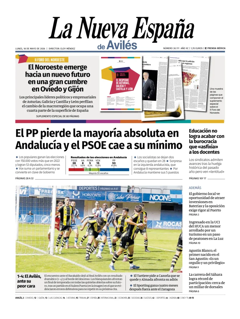 La Nueva España (Avilés) — 18/05