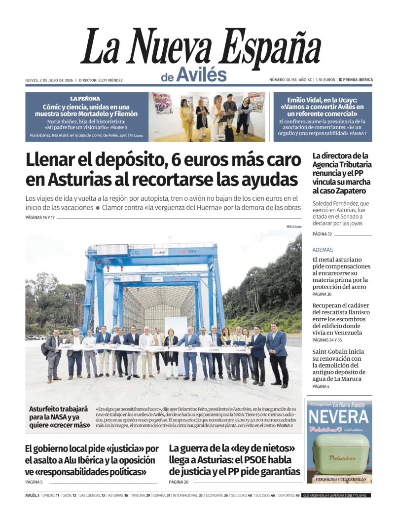 La Nueva España (Avilés) — 02/07