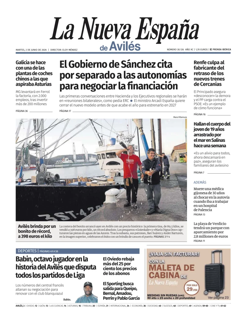 La Nueva España (Avilés) — 02/06