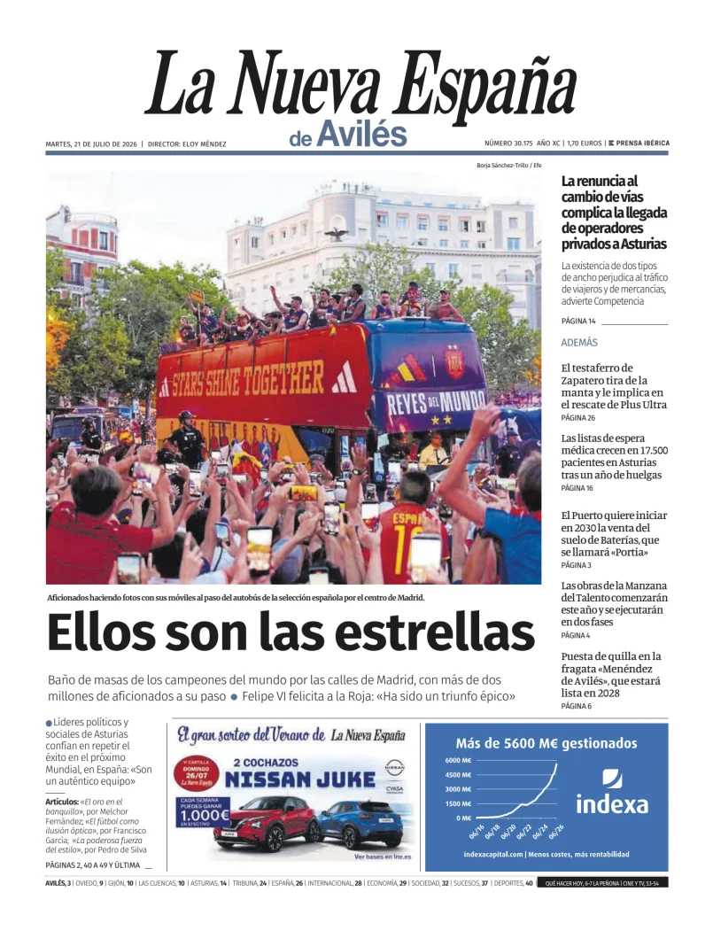 La Nueva España (Avilés) — 21/07