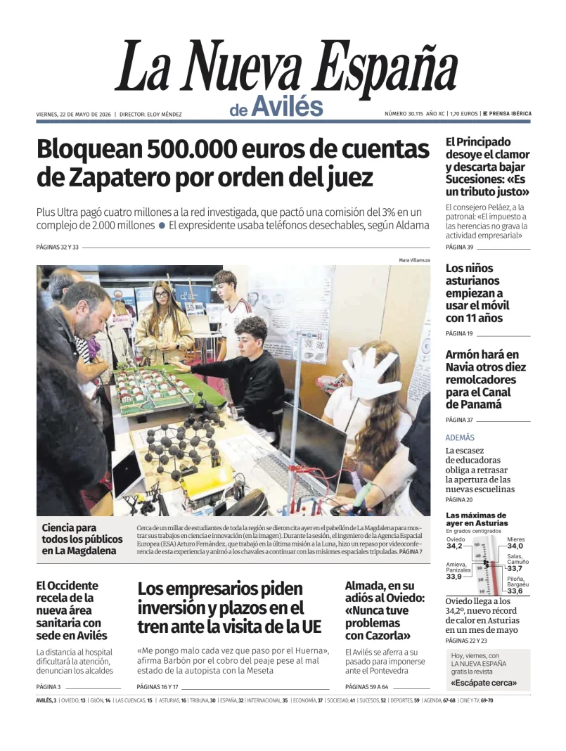 La Nueva España (Avilés) — 22/05