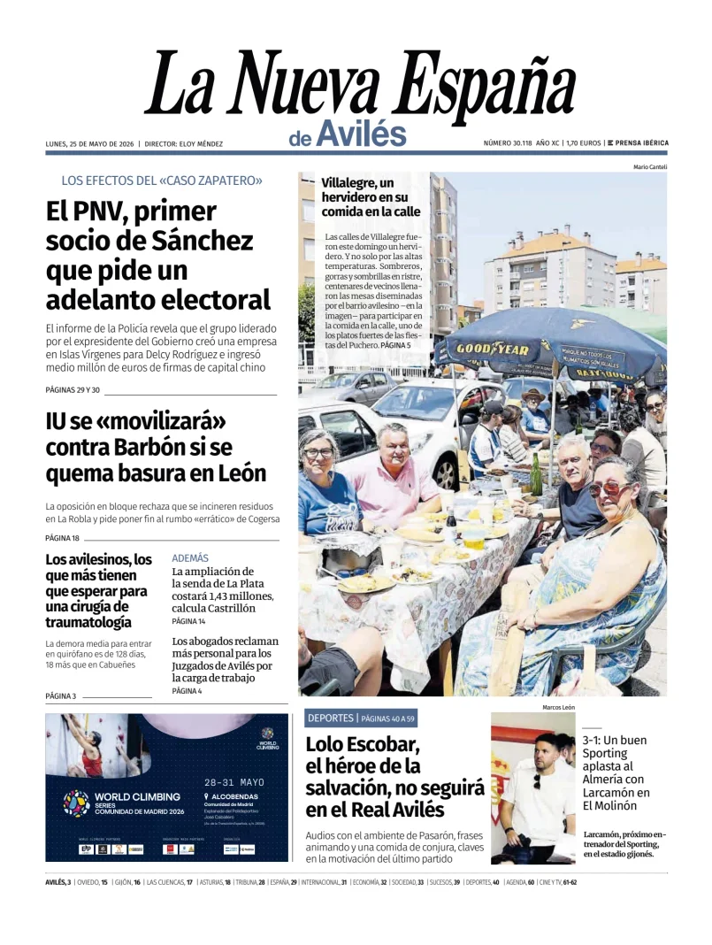 La Nueva España (Avilés) — 25/05
