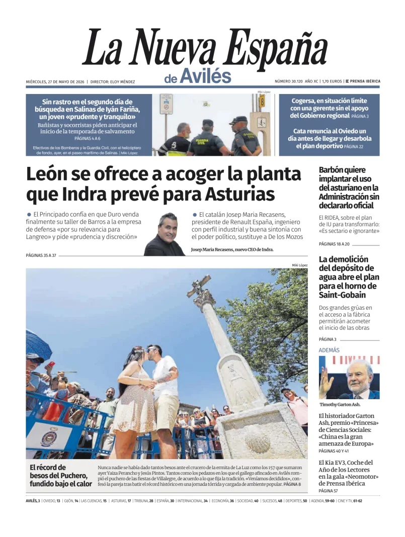 La Nueva España (Avilés) — 27/05