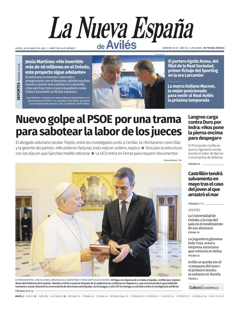 La Nueva España (Avilés) — 28/05