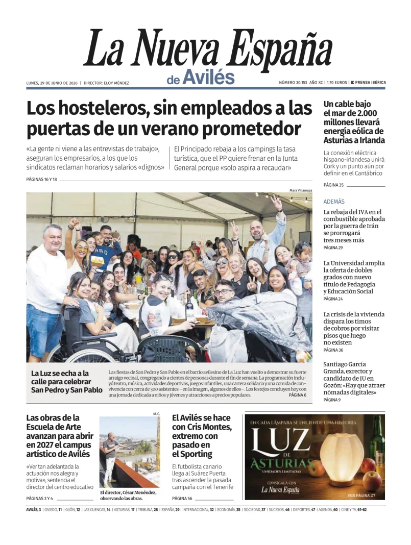 La Nueva España (Avilés) — 29/06