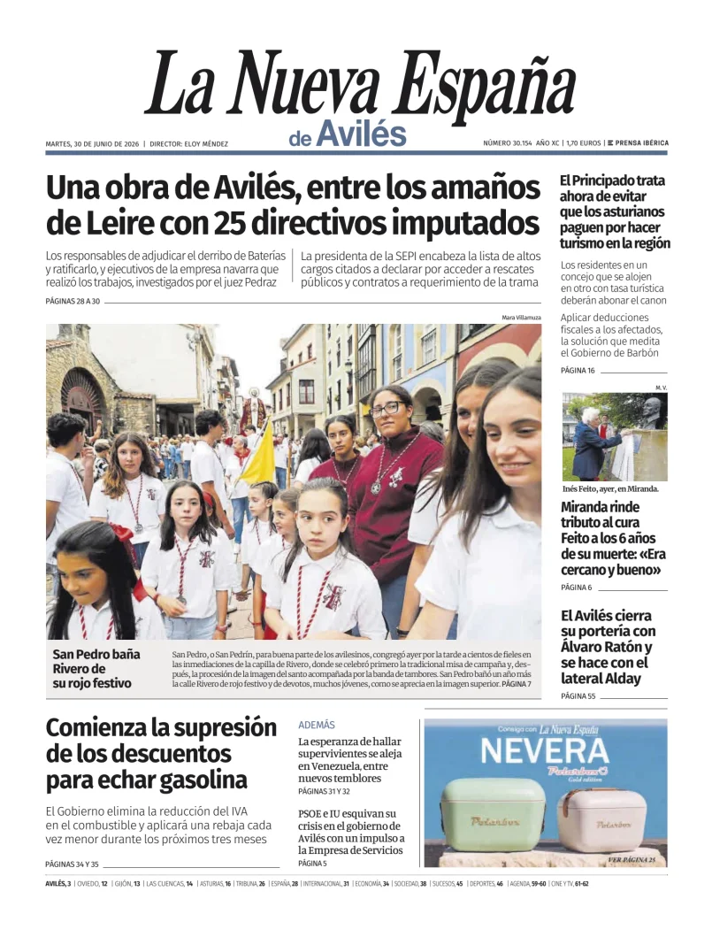 La Nueva España (Avilés) — 30/06