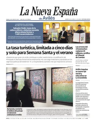 Portada de La Nueva España (Avilés), 30 de mayo de 2026