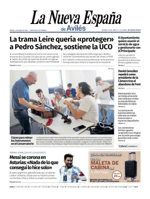 Portada de La Nueva España (Avilés), 4 de junio de 2026