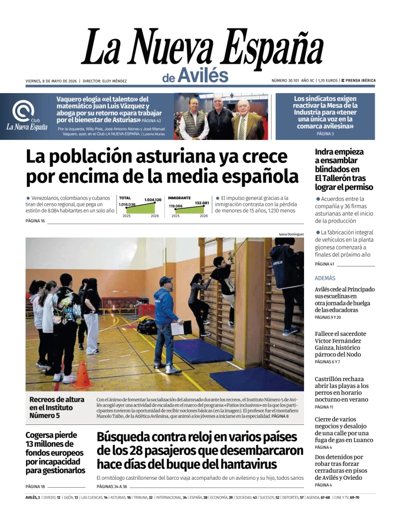 La Nueva España (Avilés) — 08/05