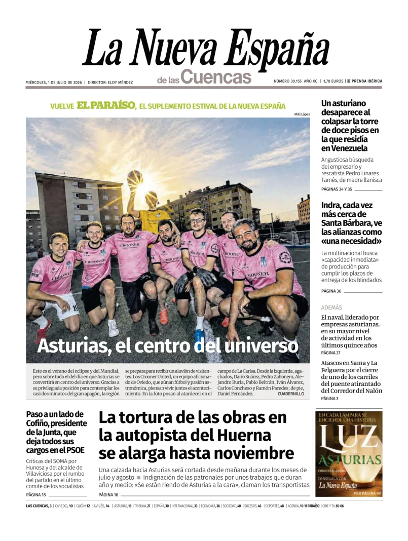 La Nueva España (Cuencas) — 01/07