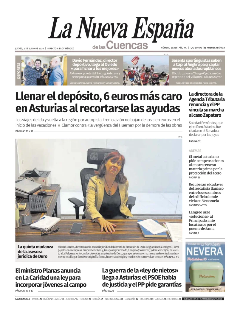 La Nueva España (Cuencas) — 02/07