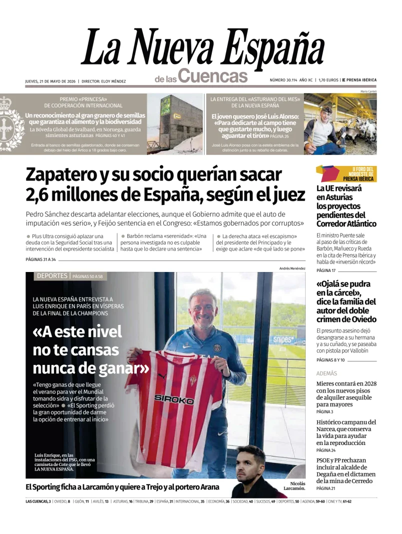 La Nueva España (Cuencas) — 21/05