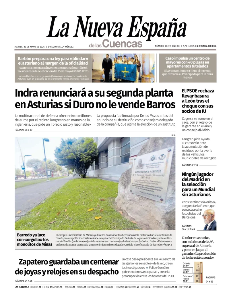 La Nueva España (Cuencas) — 26/05