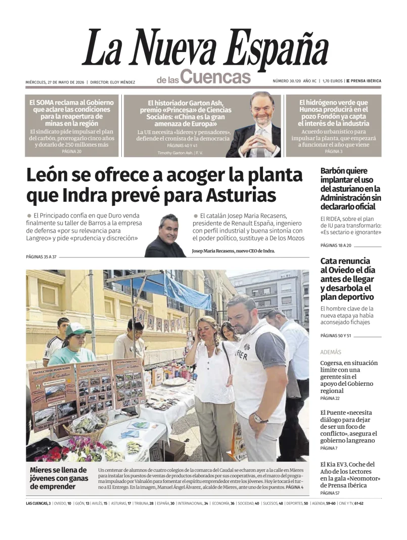 La Nueva España (Cuencas) — 27/05