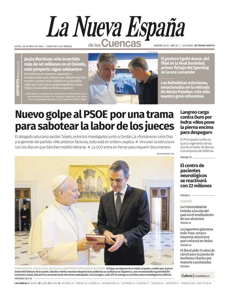 La Nueva España (Cuencas) — 28/05