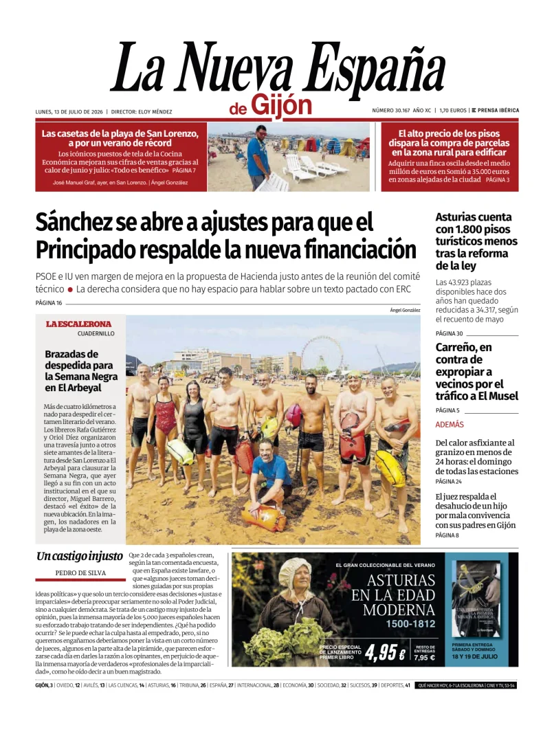 La Nueva España (Gijón) — 13/07