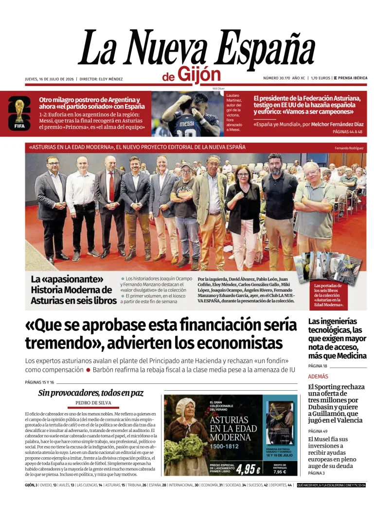 La Nueva España (Gijón) — 16/07
