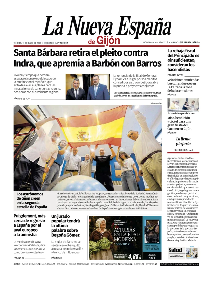 La Nueva España (Gijón) — 17/07