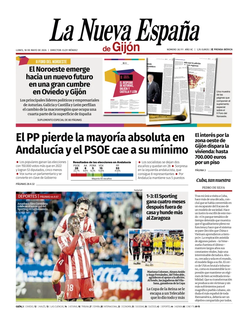 La Nueva España (Gijón) — 18/05