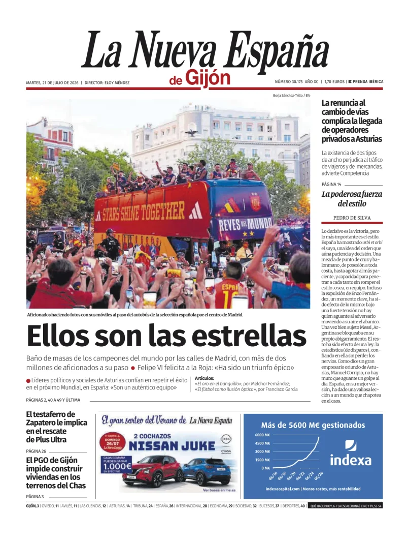 La Nueva España (Gijón) — 21/07