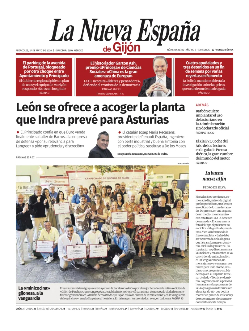 La Nueva España (Gijón) — 27/05