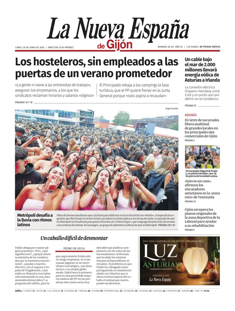 La Nueva España (Gijón) — 29/06
