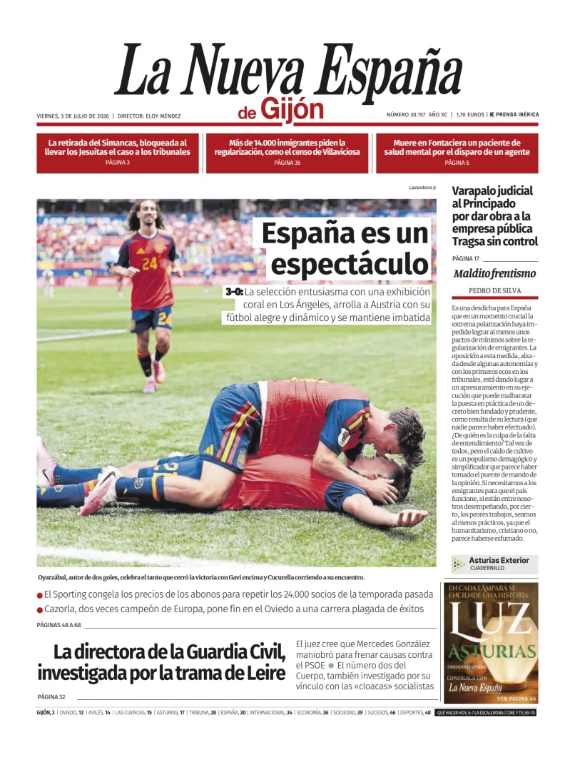 La Nueva España (Gijón) — 03/07
