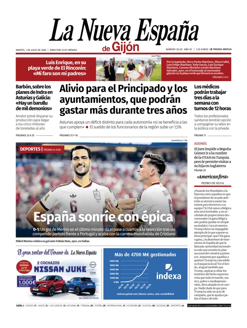 La Nueva España (Gijón) — 07/07