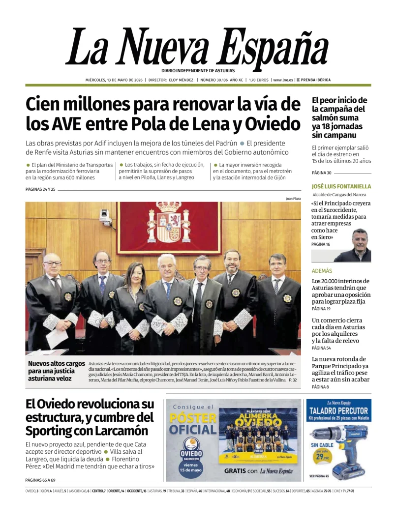 La Nueva España (Occidente) — 13/05