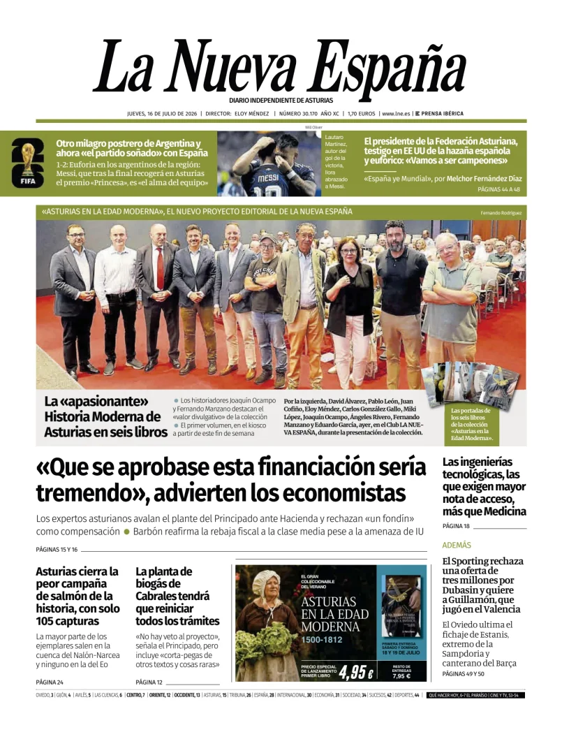 La Nueva España (Occidente) — 16/07