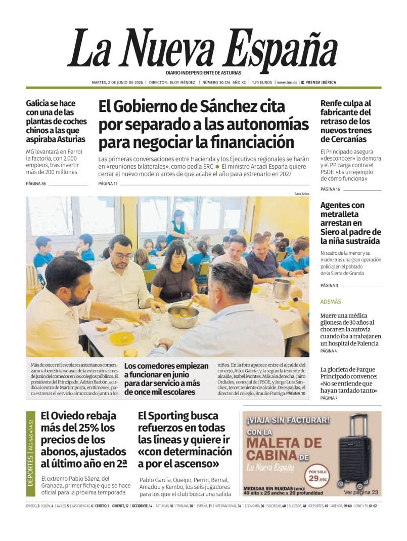 La Nueva España (Occidente) — 02/06