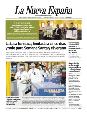 Portada de La Nueva España (Occidente), 30 de mayo de 2026