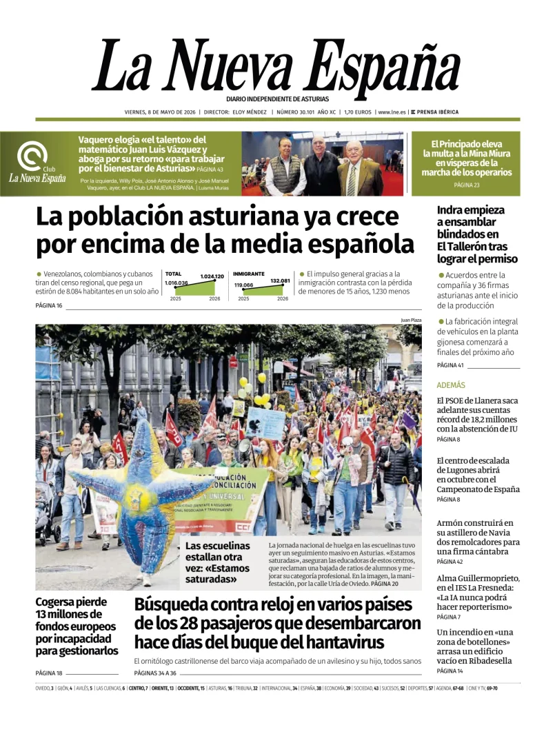 La Nueva España (Occidente) — 08/05