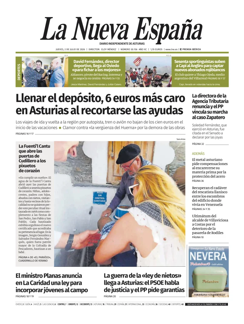 La Nueva España (Oriente) — 02/07