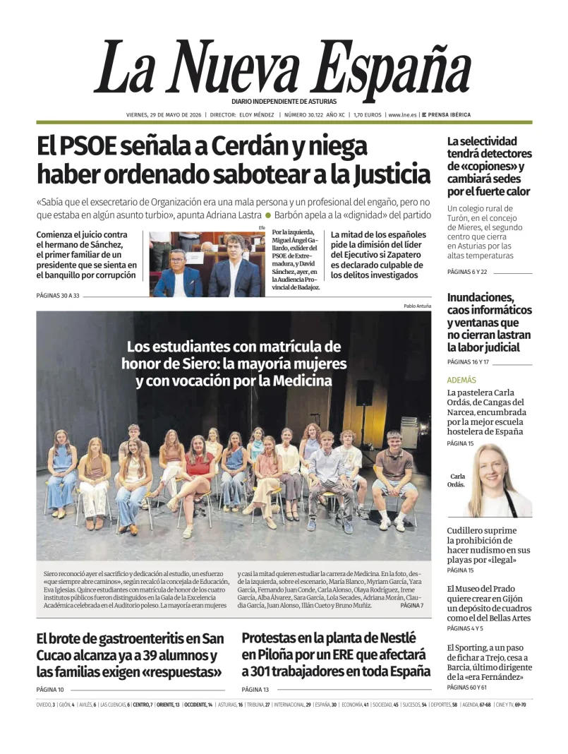 La Nueva España (Oriente) — 29/05